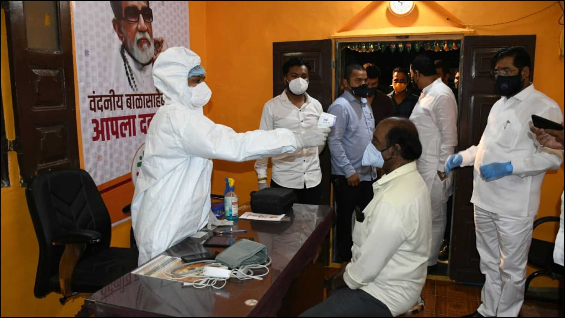 Vandaniya Balasaheb Thakrey Aapla Dawakhana Eknath Shinde Medongo Jansankalp a